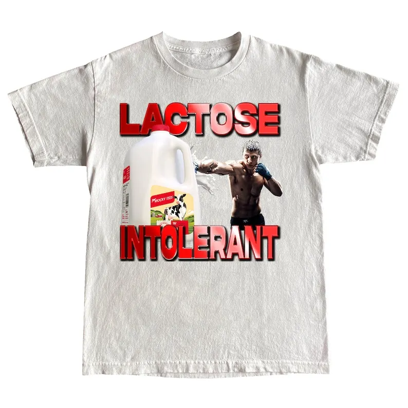 تي شيرت لاكتوز غير متساد - تي شيرت ميمي محدد بشكل غريب، قميص ساخر مضحك، قميص قطني جديد بأكمام قصيرة يسمح بمرور الهواء #2