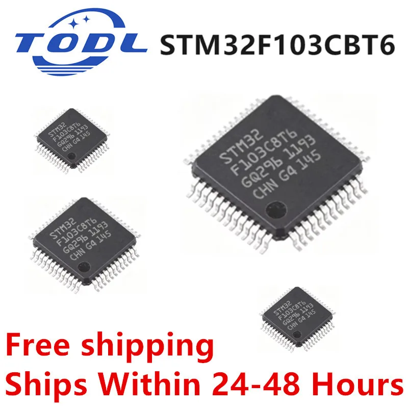 (10piece)100% New 32F103CBT6 STM32F103CB STM32F103CBT6 32F103CBT6 STM32F103CB 128KB QFP-48 Chipset