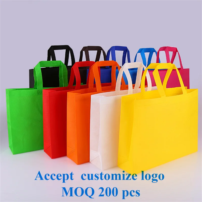 Wholesale Free Custom Non Woven Shopping Bag Polypropylene Promotional Bags Printing