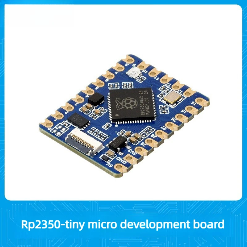 RP2350 Tiny Development Board Dual Core Processor MicroPython Programmable for Compact IoT Wearable Electronics Project