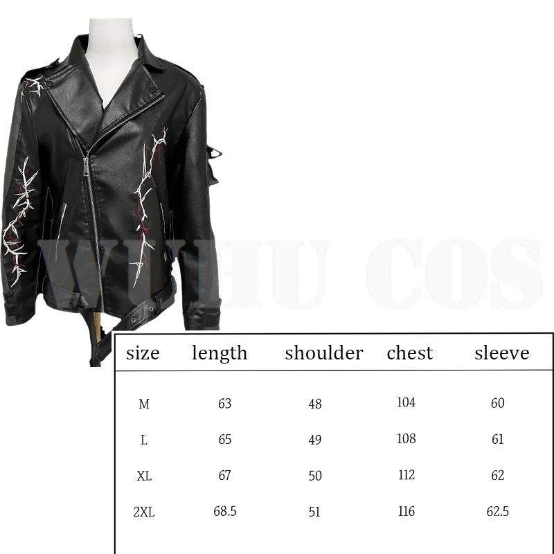 Game Love And Deepspace Leather Sylus Cosplay Costume Cos Qinche Sylus Uniform Coat Only Women Men Hallowen Play Role Clothes