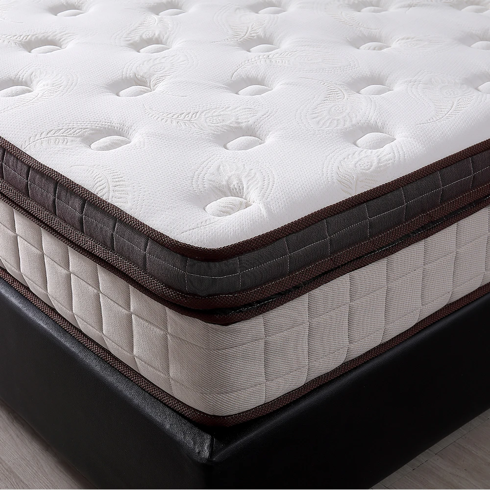 مرتبة سرير من القماش لتقويم العظام في الفندق، مرتبة كوين بحجم كينغ من إسفنج الذاكرة للفندق، مرتبة زنبركية للجيب في صندوق #2