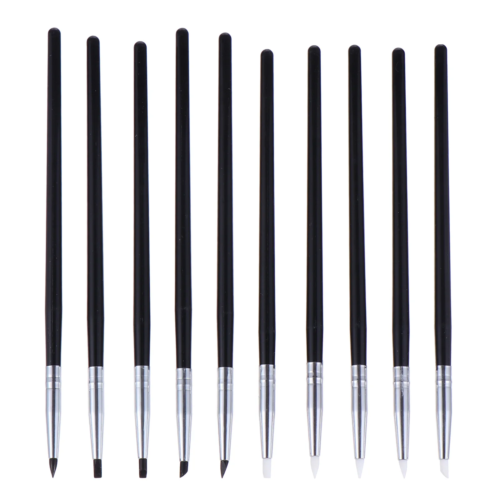 

Silicone Pen Set Nail Tools Kit DIY Manicure Embossing Pens Sculpture Carving Drawing Professional Home Use Salon