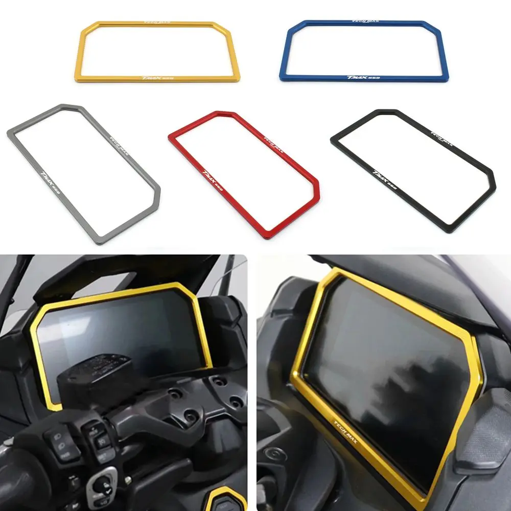 Motorcycle Accessories Dashboard Frame For Yamaha TMAX 560 Aluminum Instrument Frame 2022-2024