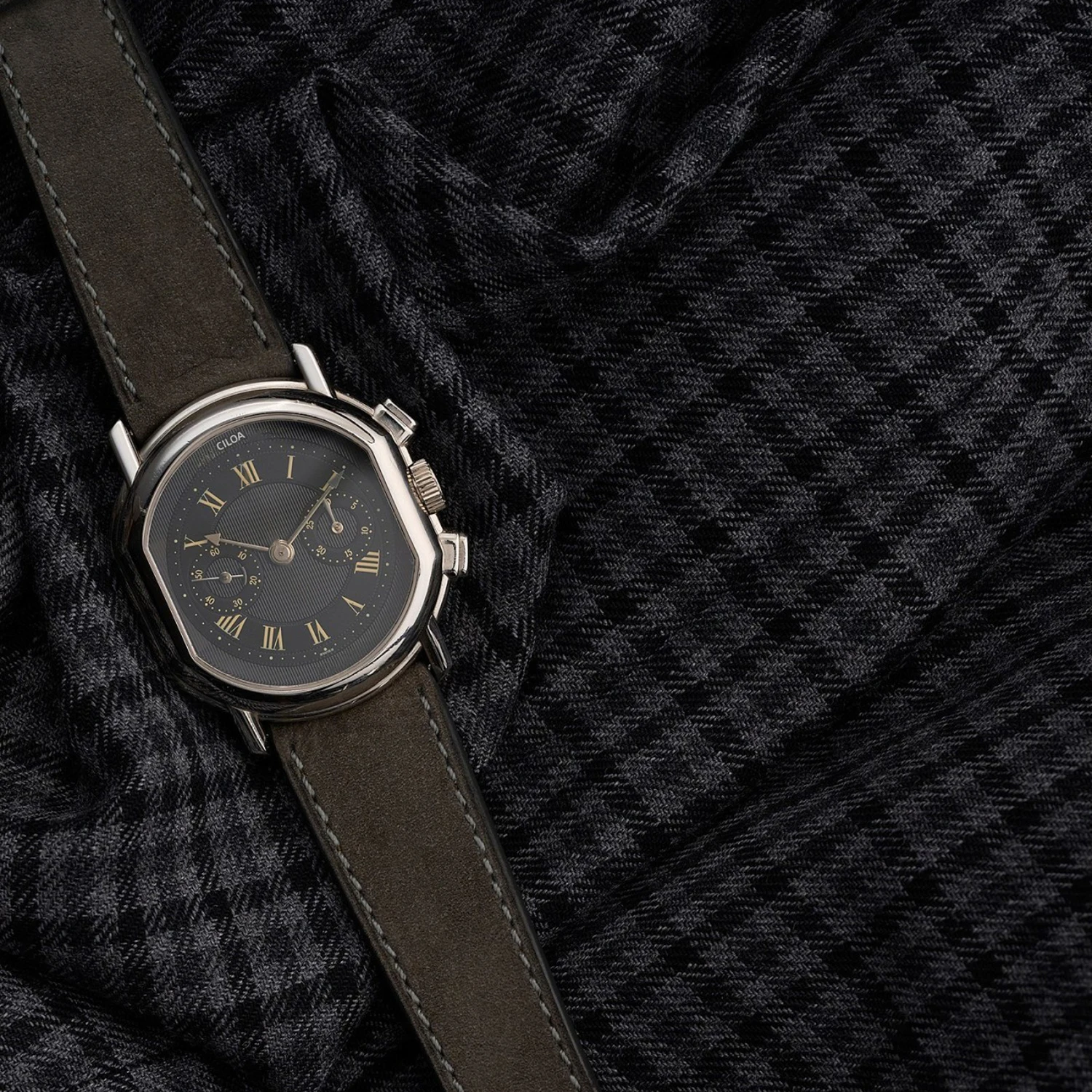 Wine Barrel Shaped Quartz Watch timing Series with Japanese Movement 36mm Diameter 9mm Thickness Steel Case Leather Strap 3ATM