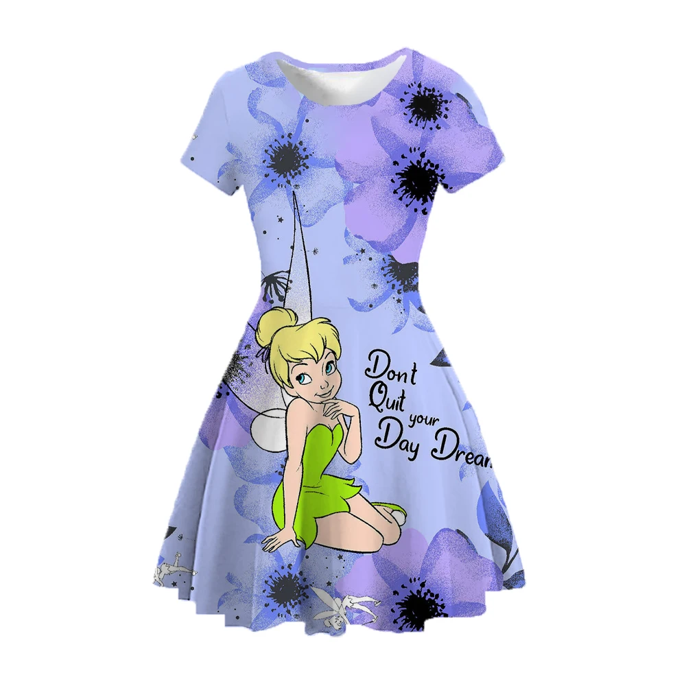 Disney Wonderful Fairy Series Print cute Elegant splendida vita francese Slim snello Senior Sensory Birthday Party Dress