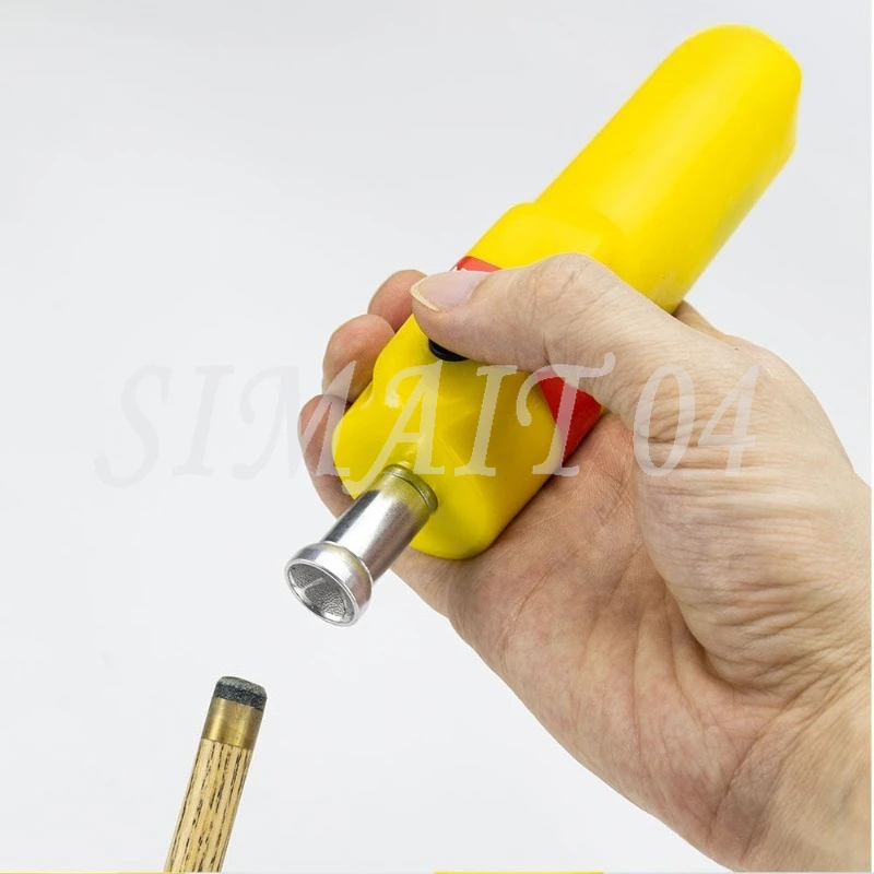 Billiard Club Leather Head Electric Grinder, Leather Head Repair Tool Shape Change Gun Head Arc