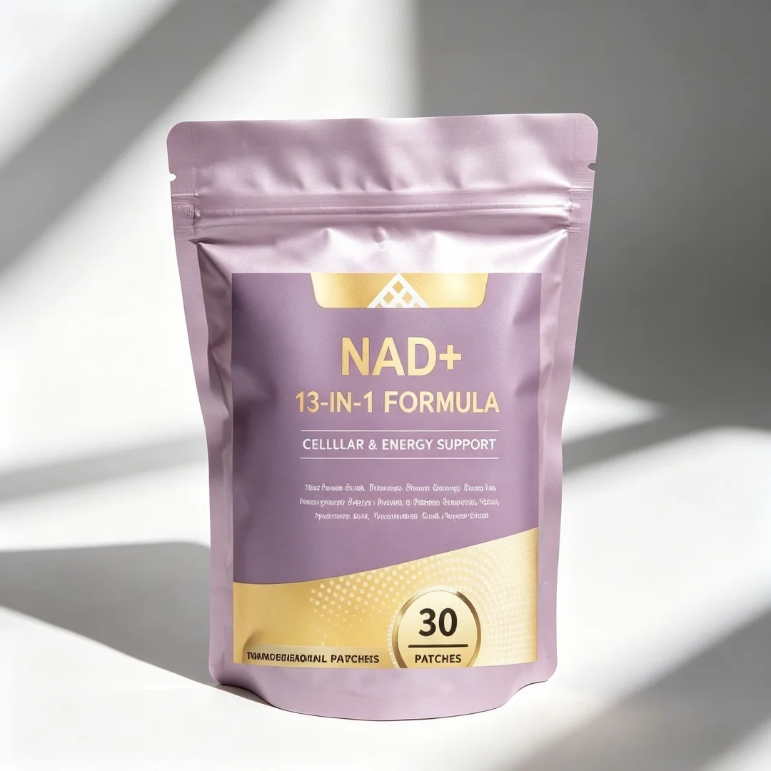 30 Patches NAD Transdermal Patches for Women Men with Resveratrol,Quercetin, for Anti Aging, Energy, Immune, Focus