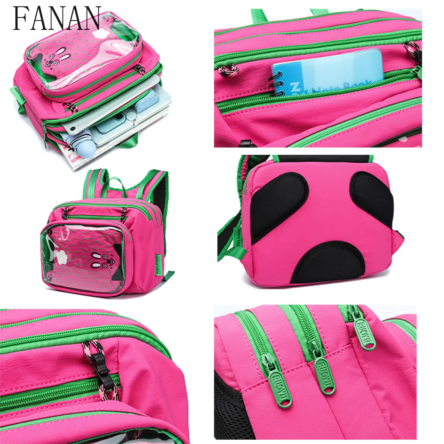 Animal Commuting Large Capacity Travel Backpack for Women Small Bags Lightweight Pain Bag Girls Casual Backpacks