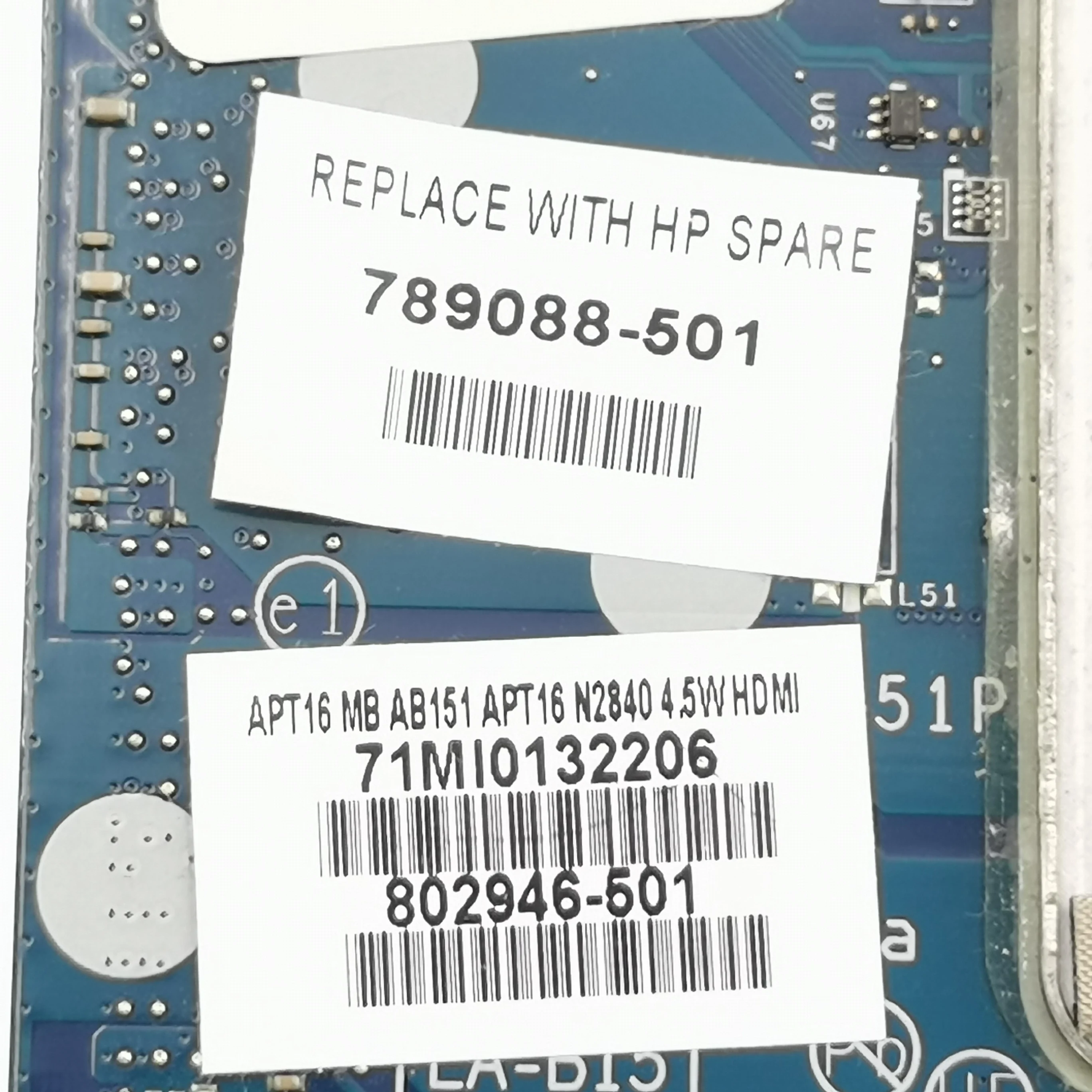 Placa base de LA-B151P ZPT10 para ordenador portátil HP Pavilion X360 11-N 310 G1, con N2820/N2830 N3530/N3540 CPU DDR3 100% probado