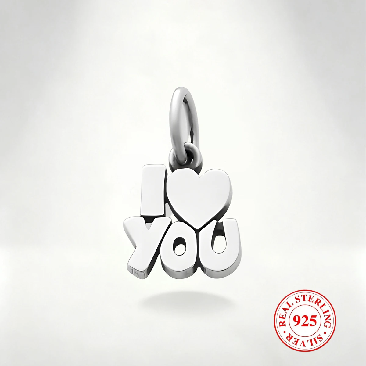 

1 PC S925 Pure Silver Letter Pendant, Charming and Exquisite DIY Pendant, Suitable for DIY Necklace and Bracelet Decorations