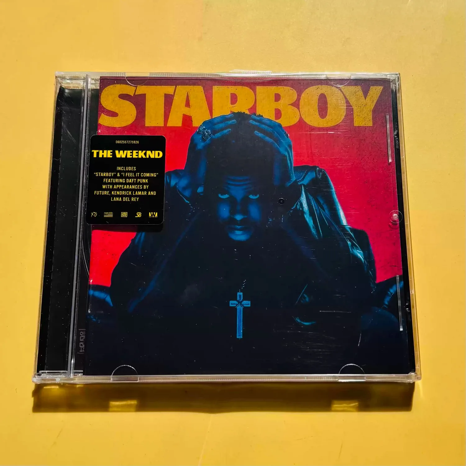 

The Weeknd "Starboy" Pop R&B Music CD Featuring Daft Punk & Guest Artists Dark Synth-Pop Album Hypnotic Retro Sound