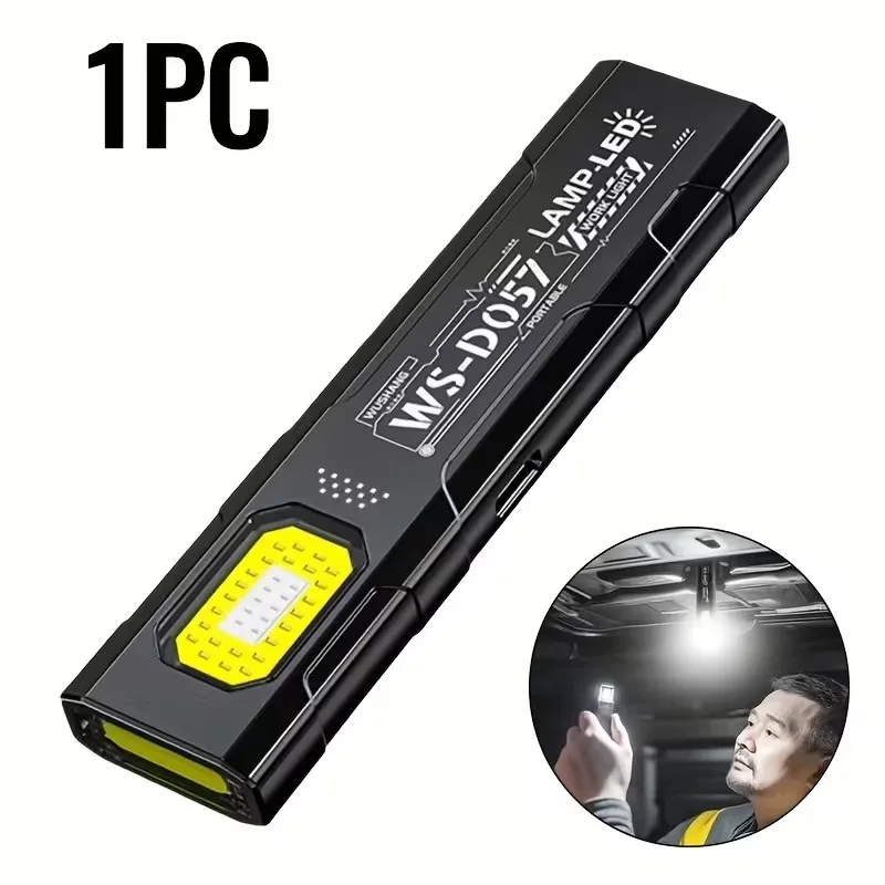 Sicherheit blinkende Arbeitsleuchte Warnleuchte starkes Licht Mini tragbar Outdoor Wartung Notfall EDC Taschenlampe Messerkappe Cli