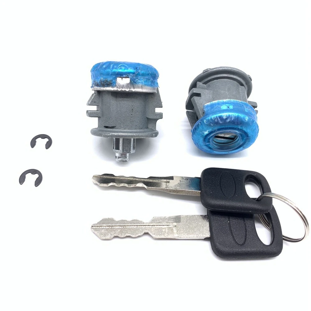 

2 набора, цилиндр дверного замка и ключи для Ford F150 F250 F350 Super Duty 7C3Z1521990A