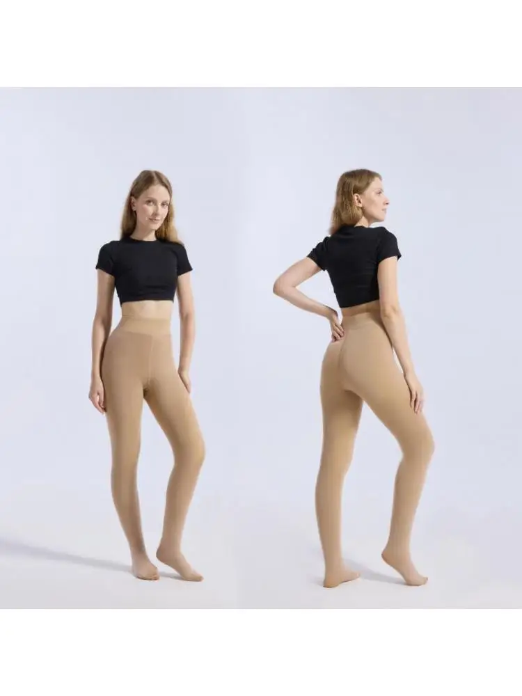 40-60KGWomen Pantyhose Black Skin Pants Tight Belly Autumn Winter High Quality Waist Curry Color Tights waisted Bestseller Style