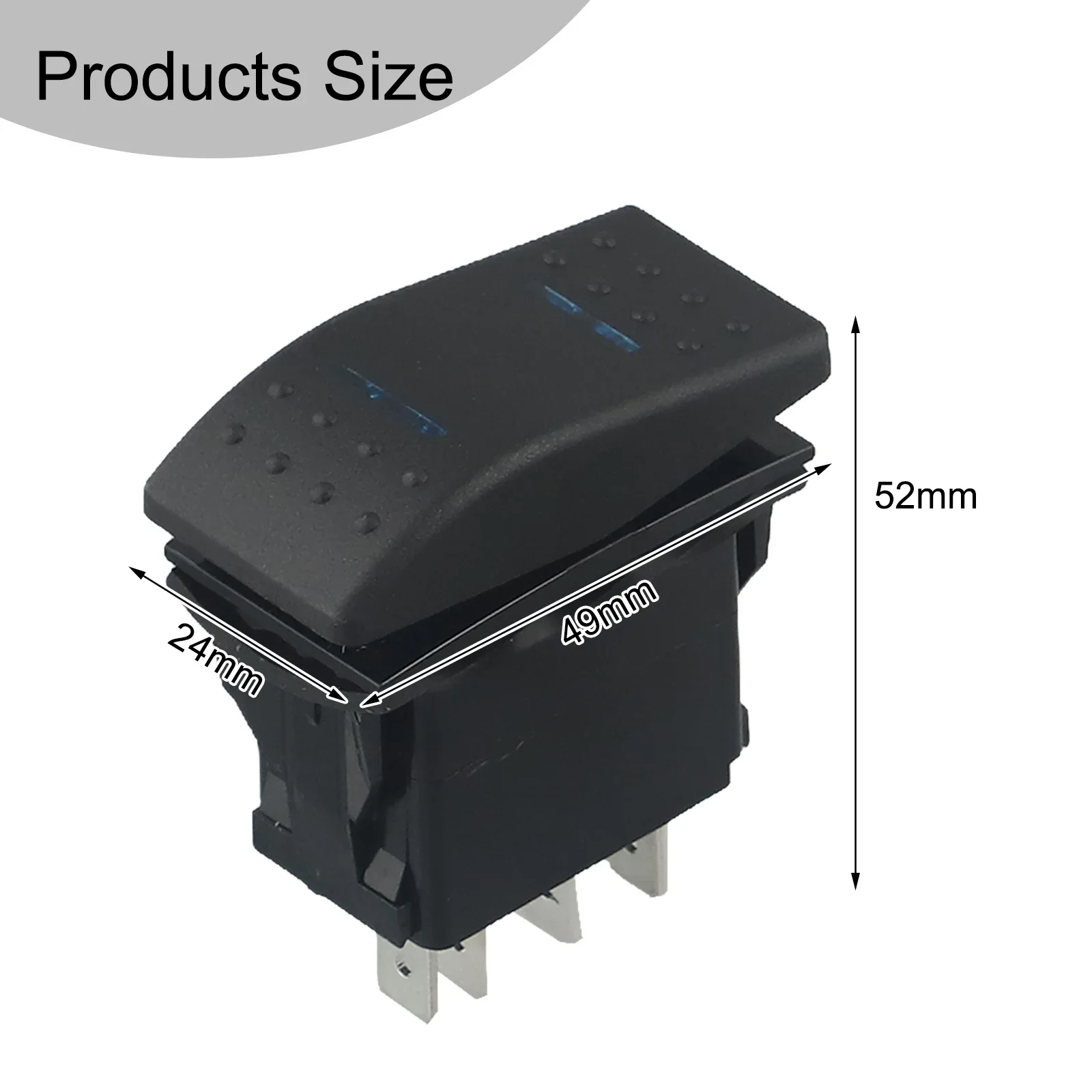 Blue LED Light LED Switch Position V And V Systems Boat DPDT Position Switches V A Pin Design Easy Installation