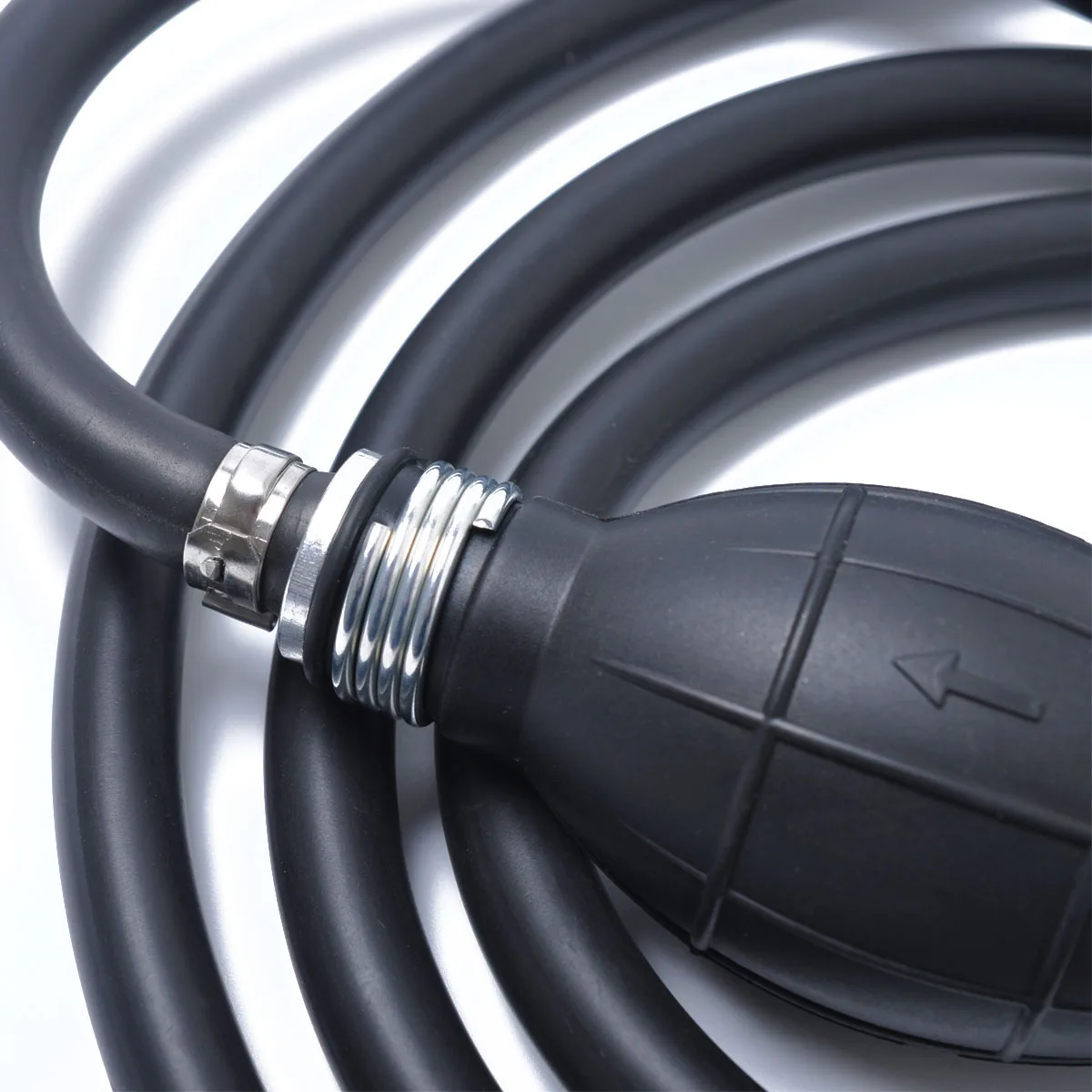 

8Mm Black Premium Fuel Line Assembly Rubber Bulb Resistant Low Permeation Marine Rv Tractor Compatible Fuel Pump
