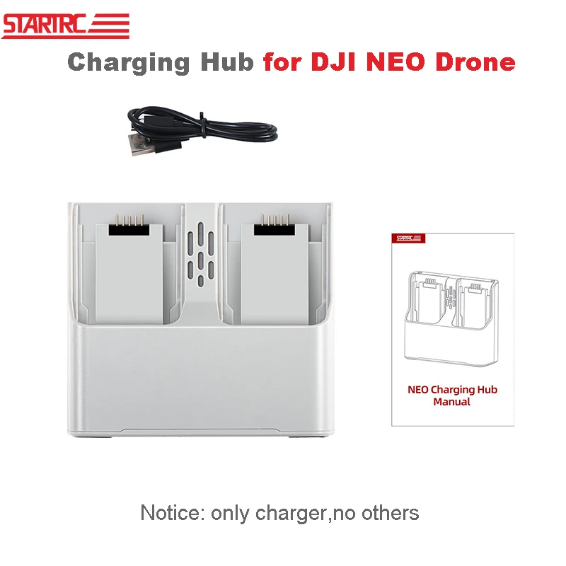 STARTRC Intelligent Battery Charger Housekeeper for DJI NEO Drone Accessories Charging Butler Charging 2 Battery