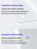 A4/A5/A6 Acrylic Crystal Clear Price Tag Clip Sign Card Holder Table Desk Top Menu Display Label Racks Phone Frame Stand 2