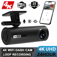 3840*2160P Car Dvr Dashcam 4K Dash Cam For Cars Drive Video Recorder Front Camera WiFi Vehicle Supplies 24h Parking Night Vision