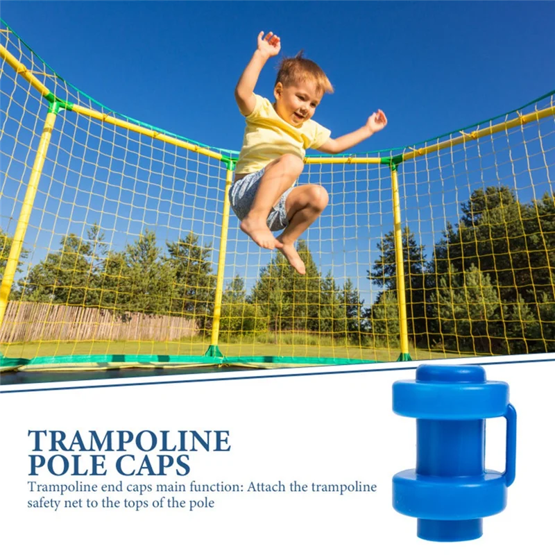 ABWR-20 шт. пластиковый корпус, батут, стальная труба, верхняя крышка, чехлы для шляп, сменные аксессуары для столбов, полипропиленовые колпачки, корпус, синий ребенок