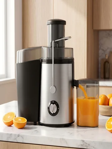 Household Stainless Steel Pulp Separation Juicer, No-residue Fresh Juice Made in One Click