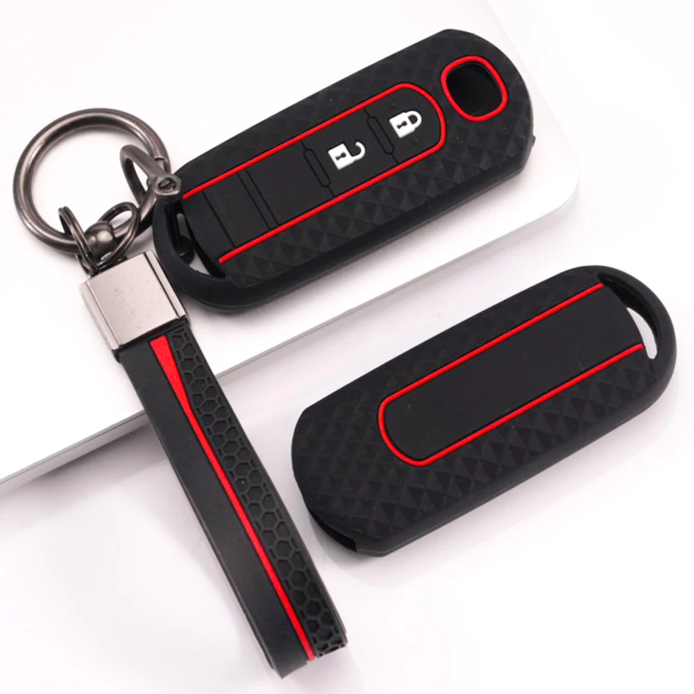 Key Fob Case With Wrist Strap For Mazda 2 3 6 Axela Atenza CX5 CX 3 CX7 CX8 CX9 CX30 CX50 MX5 Miata 3 BM 3 BN 6 GJ CX5 KE