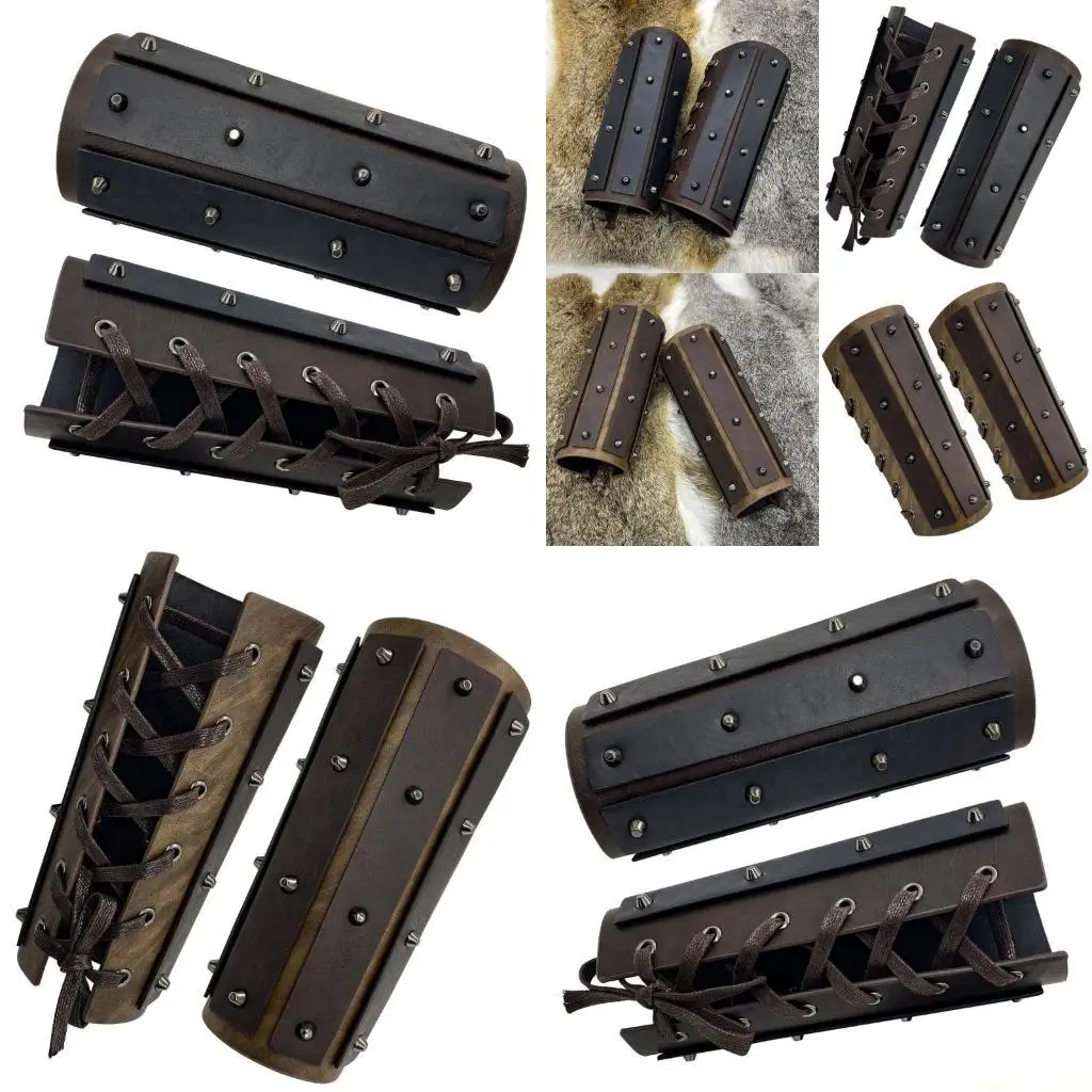 31bf-1set-rivet-studded-knight-armband-medieval-arm-guard-cosplay-costume-arm-bracers