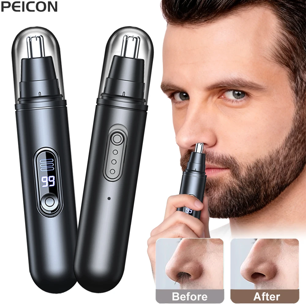 

Nose Hair Trimmer for Men Electric Nose Hair Remover USB Rechargeable Portable Trimmer for Nose and Ears Mini Nose Hair Clipper