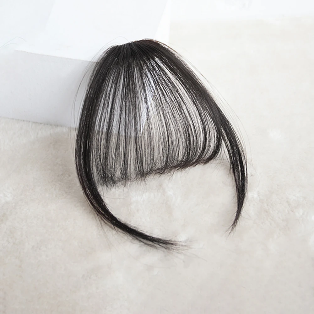 1PC Air Bangs Wig Summer Light And Thin Fake Bangs Natural Forehead Invisible And Traceless Bangs Wig Piece
