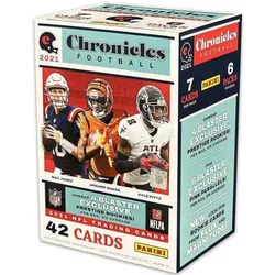 2021 Panini Chronicles Nfl Football Blaster Value Box - 6 Packs Per Box - 42 Trading Cards Per Box