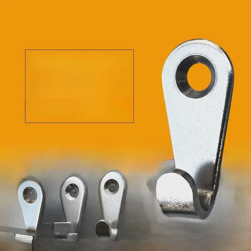 

Stainless Steel Metal Hook for Bathroom Kitchen Door Back Wall Clothes Hook Heavy Duty Drilled Small Object Bag Hook