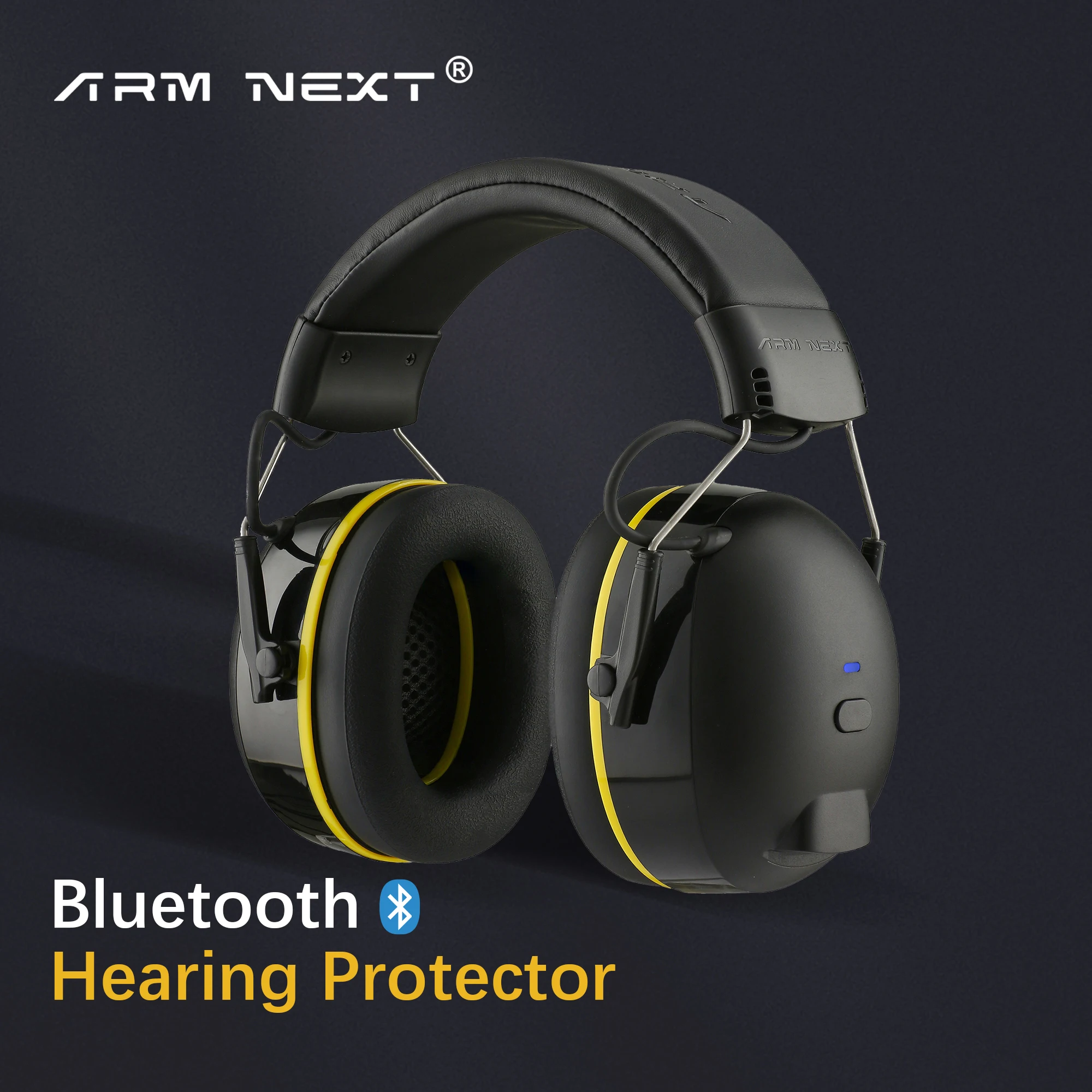 arm-next-bt1-wireless-hearing-protector-–-28db-nrr-noise-reduction-bluetooth-50-headset-with-100h-battery-life-make-take-ca