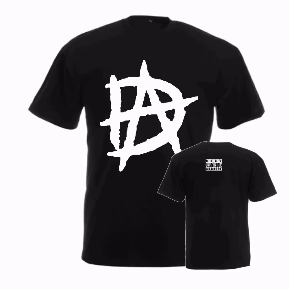 Camiseta de algodón con cuello redondo para fanáticos de la lucha libre de Dean Ambrose DA "UNSTABLE", camiseta informal de manga corta de verano para hombre, talla