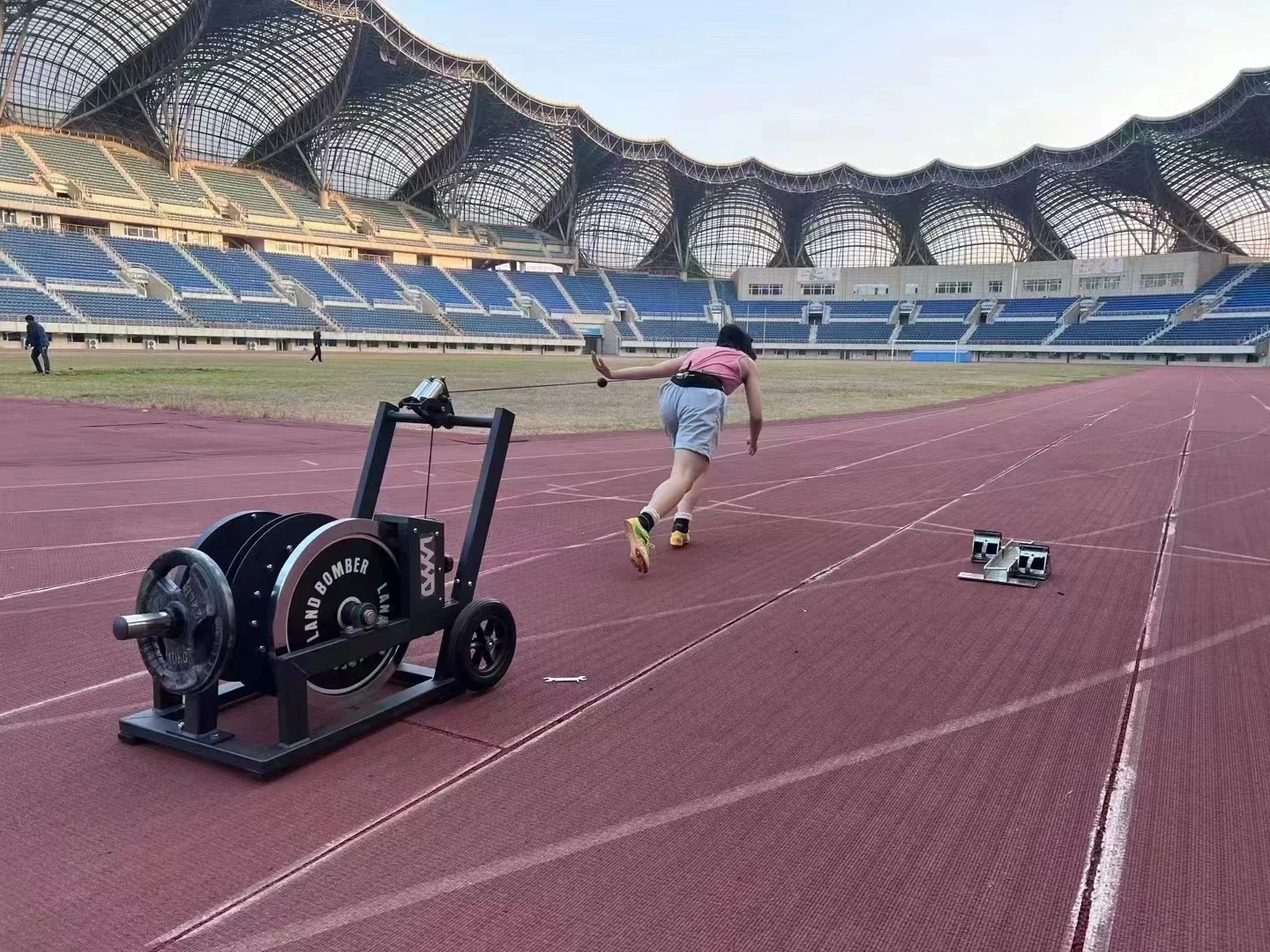 

Track and Field Supplies Run Rocket Machine Speed Training Sprint Resistance Trainer