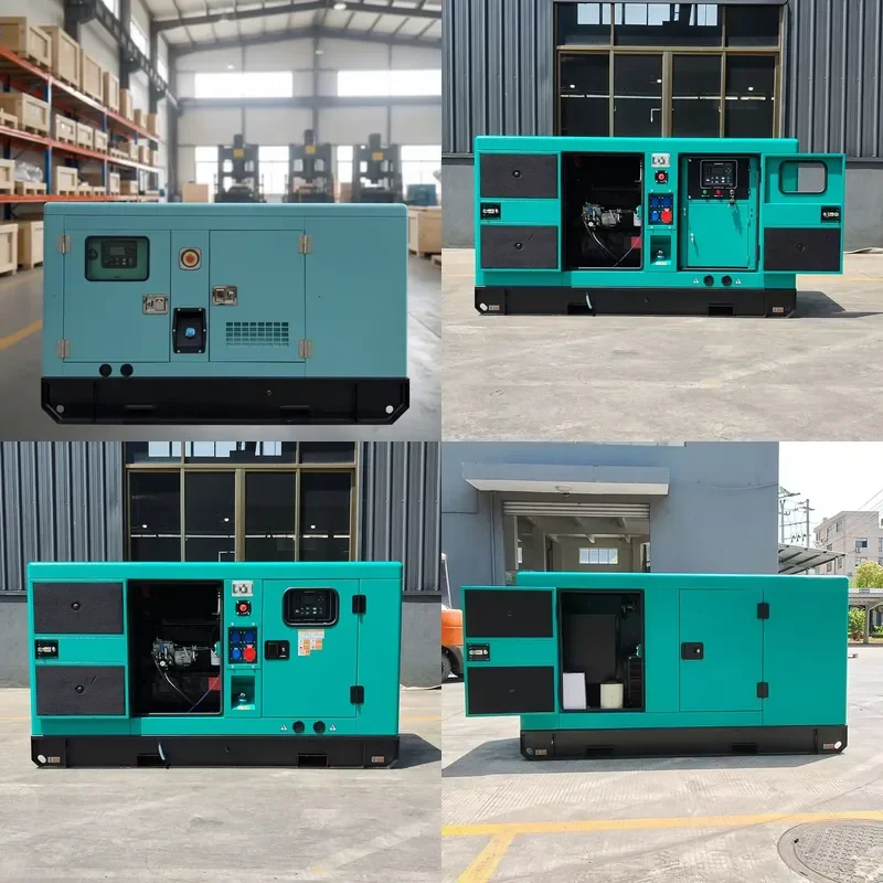 3 Phase 50Hz 220V/380V 40KW 50KVA Soundproof Generator Set with Auto Start Remote Start ATS Silent Type Made in China