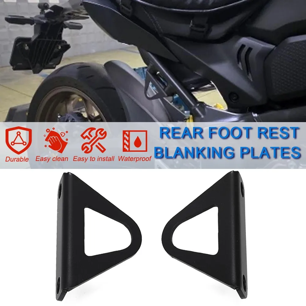 

2025 2024 2023 NEW For HONDA CB650R CBR650R CB/CBR 650R 2019-2025 Motorcycle Rear Foot Rest Blanking Plates Racing Hook Footrest