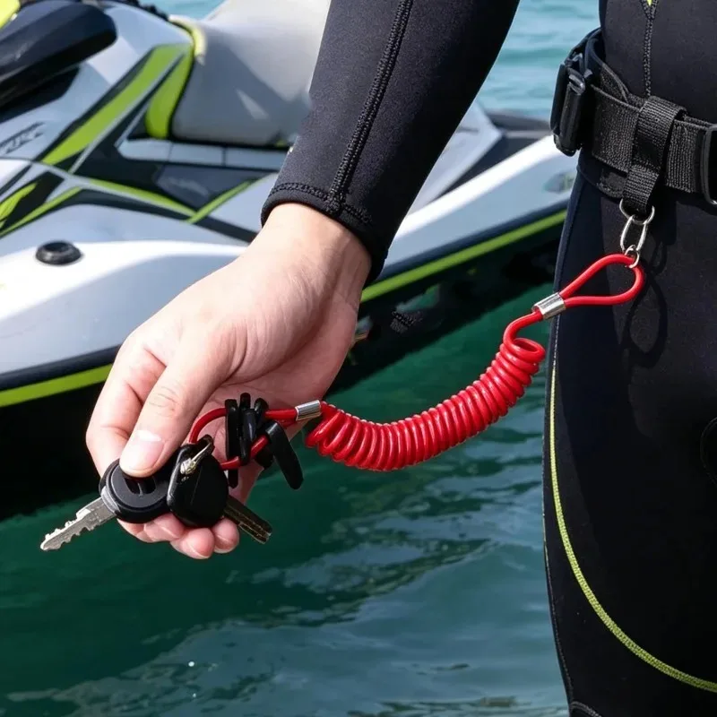 Universal Floating Emergency Stop Safety Jet Ski Kill Switch Lanyard Tether Rope for Yamaha Sea Boat Motor Accessories 1/2/4pcs