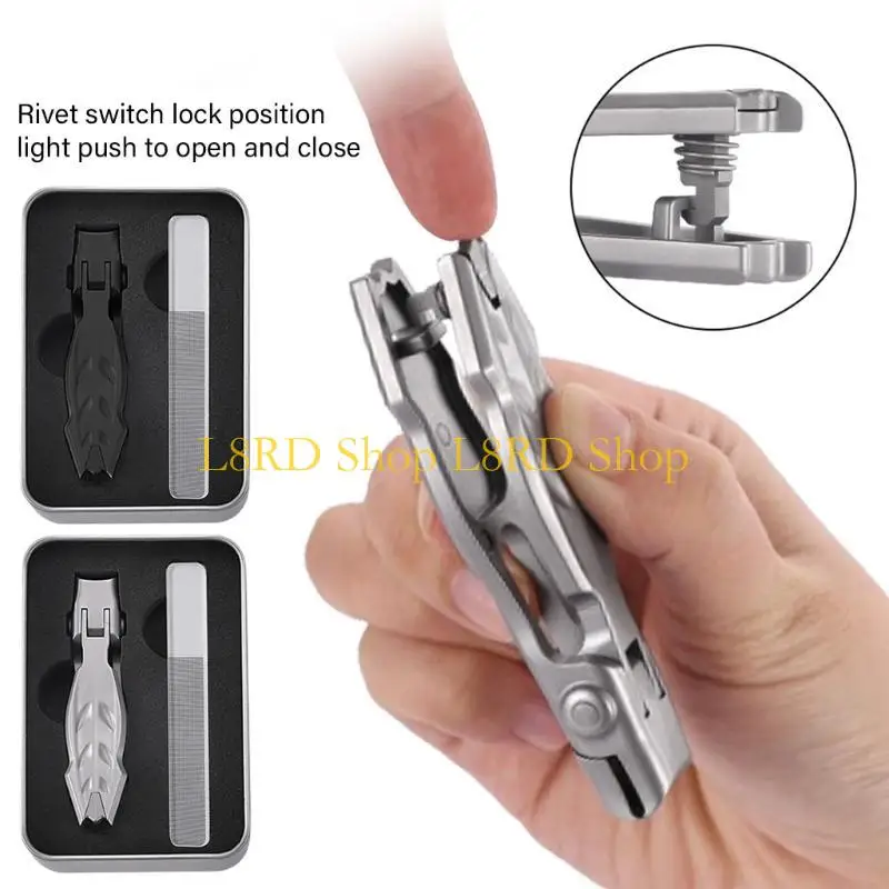 두꺼운 못을위한 L8RD 네일 클리퍼 넓은 턱 열기 발톱 클리퍼 커터 도구
