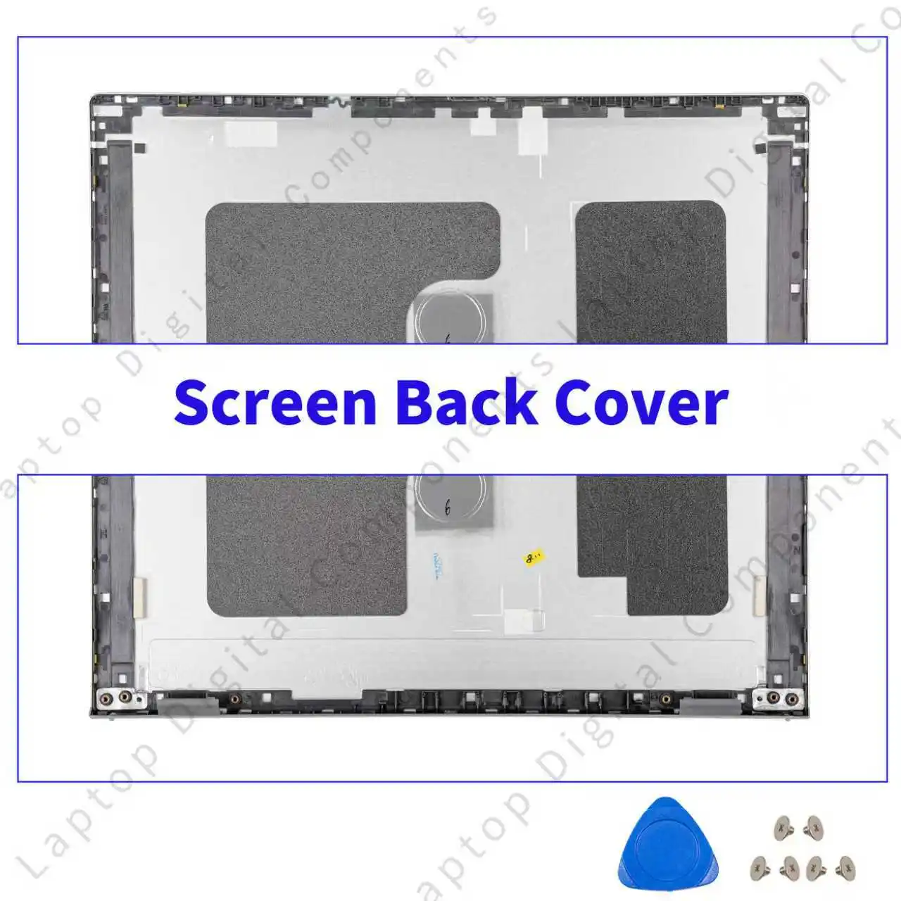 

For Inspiron 15 Plus 7510 Laptop Case Parts LCD Back Cover Bezel Palmrest Bottom Case Hinges Notebook Cover Repair Silver