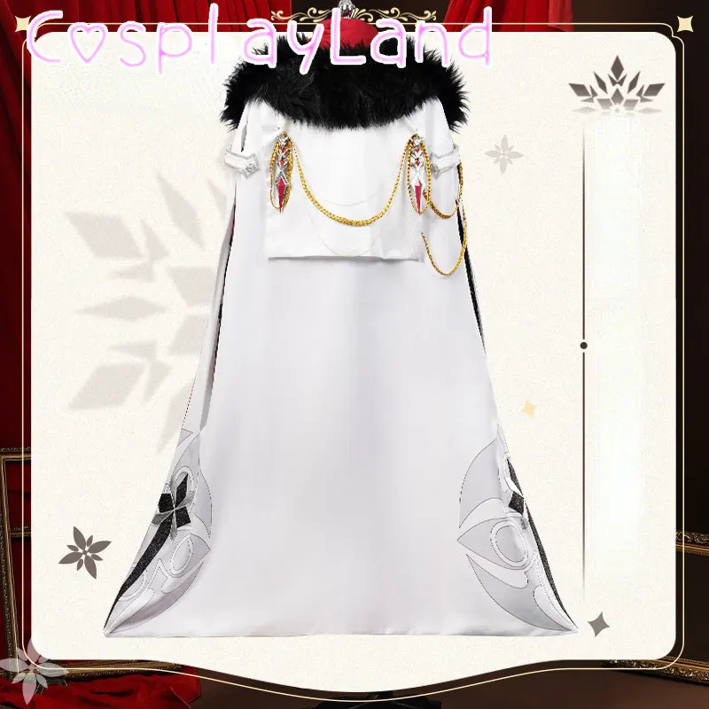 Game Genshin Impact Fatui Cosplay Tartaglia Cosplay Cape Men Suit Full Set Outfit Cloak Handsome Gorgeous Uniform Costume