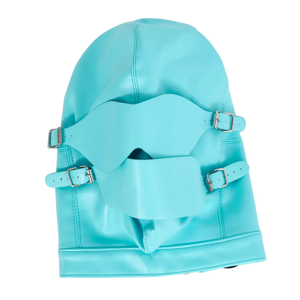 للجنسين مثير زي الجلود غطاء الرأس كامل الوجه صنم قناع هود لحفلة الهالوين مرحلة الأداء الديكور لعبة الدعائم #5