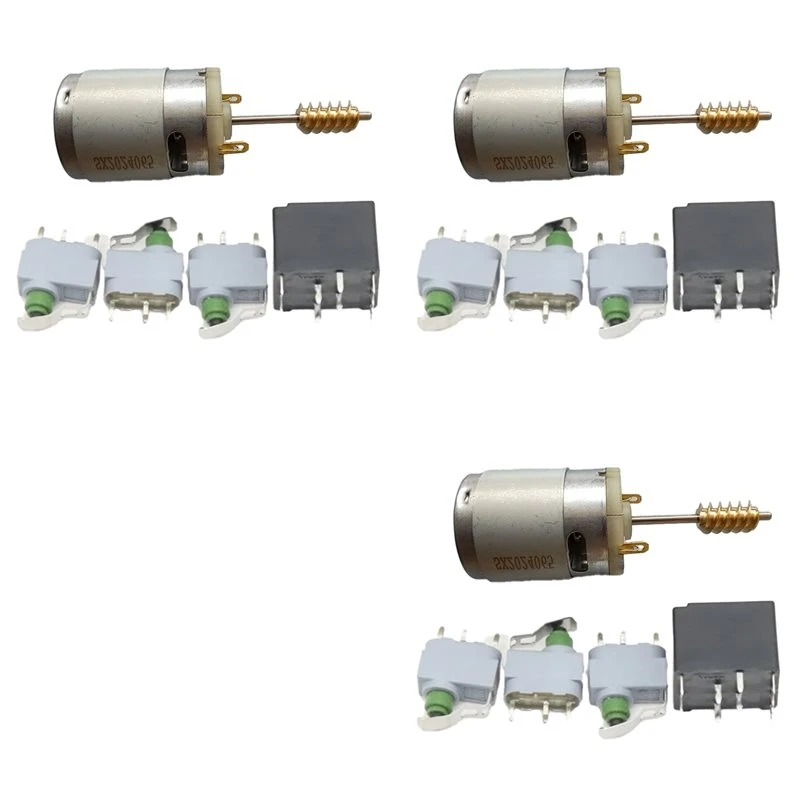 Reliable-3X J518 ESL/ELV Steering Wheel Column Lock Motor Actuator Control Switch Relay Repair Kit 4F0905852B For Audi A6 S6 C6