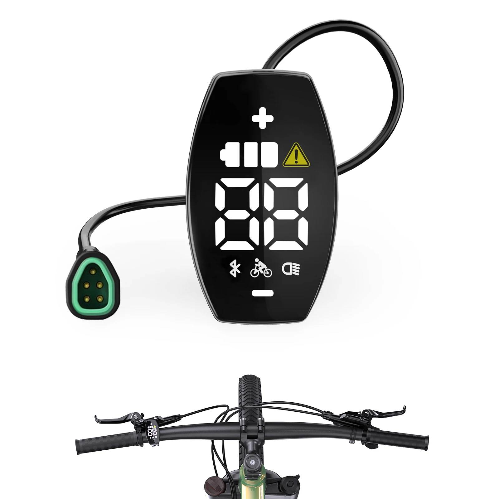 E-Bike VD03 Display HD LED-Bildschirm Motoranzeige CAN-Protokoll für BAFANG Mittelmotor-Teile mit 5-Pin Dreieckstecker – Detail 9