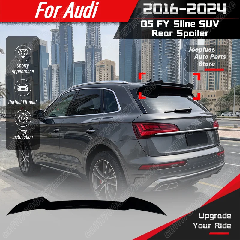 For Audi Q5 FY 2016 2017 2018 2019 2020 2021 2022 2023 2024 Car Sport Style Rear Roof Spoiler Vehicle Rear Wing Decorate Kit
