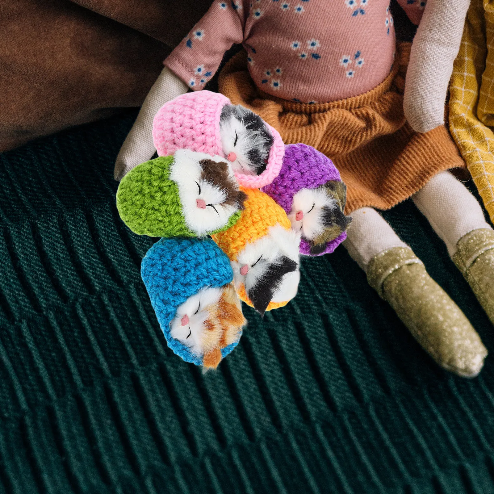 

Набор из 5 штук: Имитационные игрушки-кошки, искусственные фигурки животных для дома, развивающий подарок для детей, декоративное украшение для класса, милые кошачьи фигурки