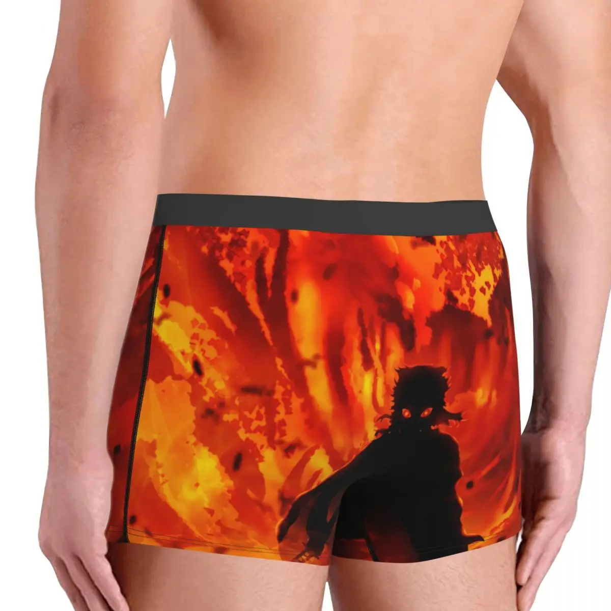 Roupa interior especial do homem, Kimetsu No Yaiba Boxer Briefs, altamente respirável de alta qualidade, calções estampados em 3D, presentes de aniversário