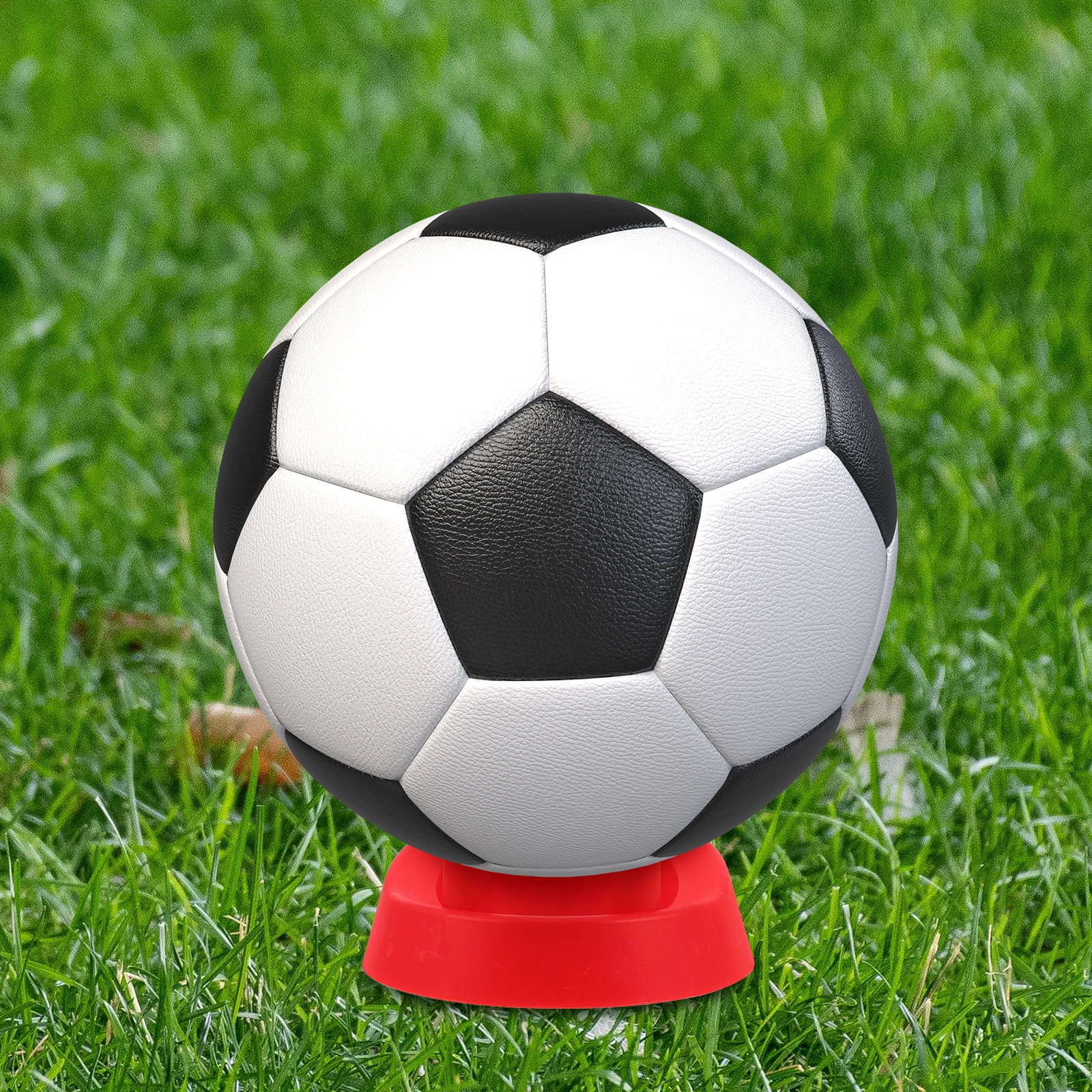 2 pezzi base per palloni calcio basket supporto rack organizzatore aiuti per l'allenamento display supporto in PP posizionamento scaffale accessori per palloni da calcio