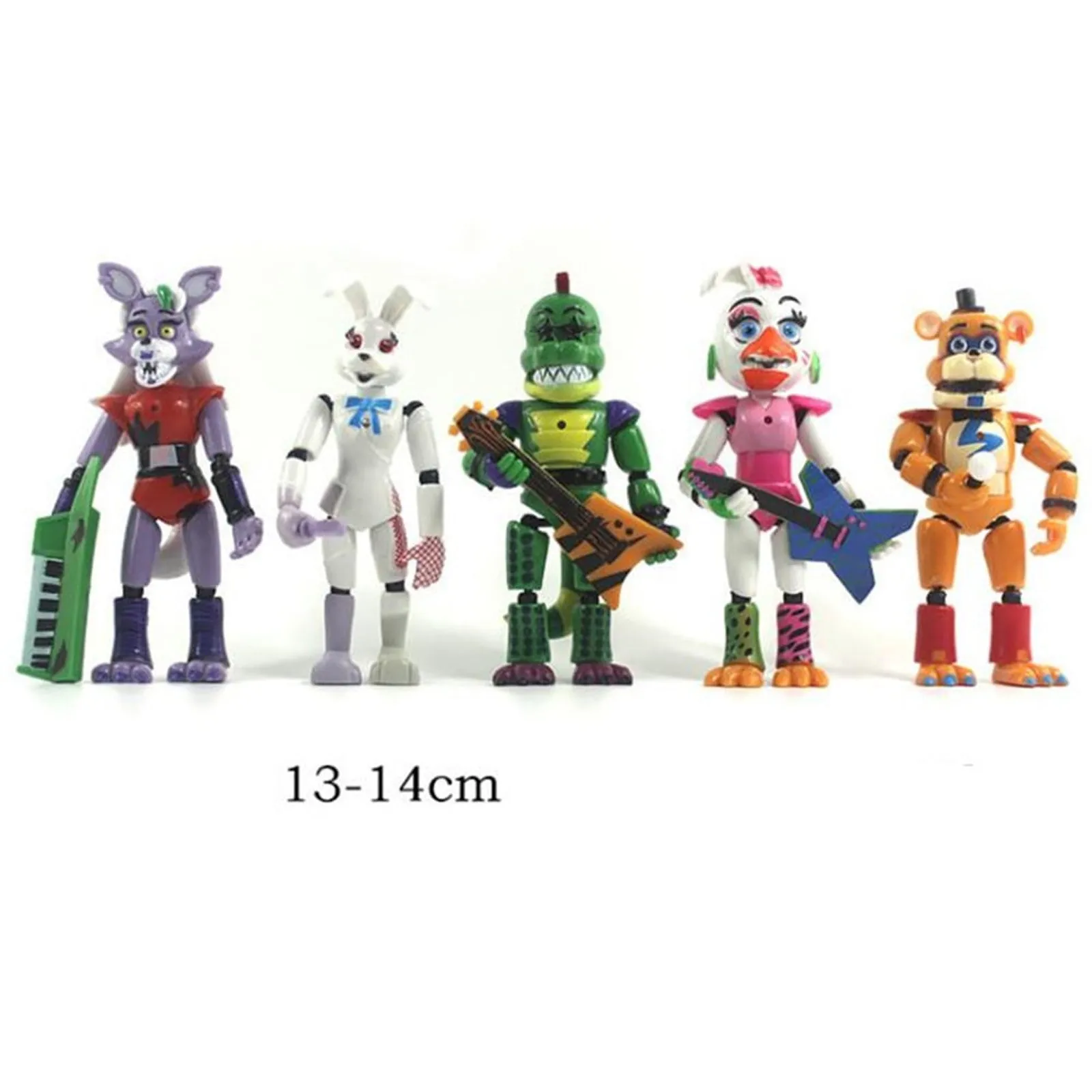 Set Of 5 Five Nights At Freddy's Action Figure Toy Freddy Toys