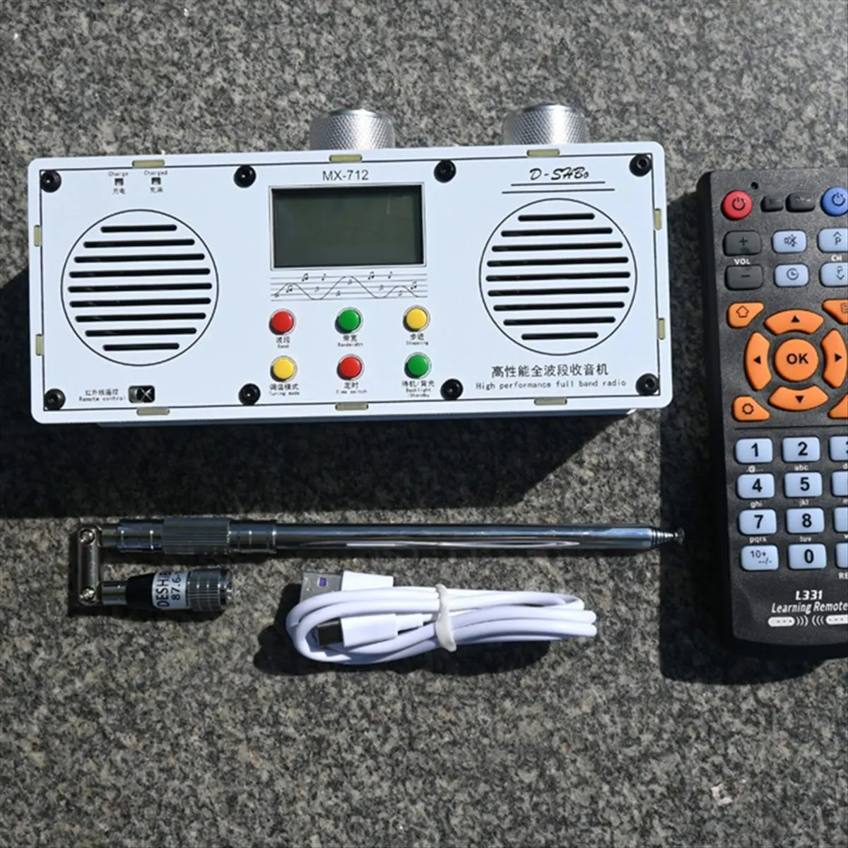 A550Z MX712 Stereo Radio Dual Speakers 6686 Chip LW/MW/SW/FM Radio High Performance Wireless Full Band Radios B Reliable Quality